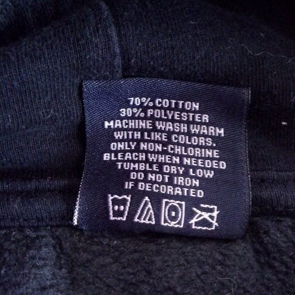 Blue 84 Sportswear men's hoodie Size M Black University of Missouri Raised logo - Picture 3 of 8